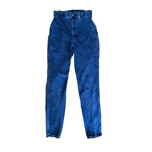 Vintage Kayo of California High Waisted Tapered Leg Jeans Dark Wash Denim 9/10
